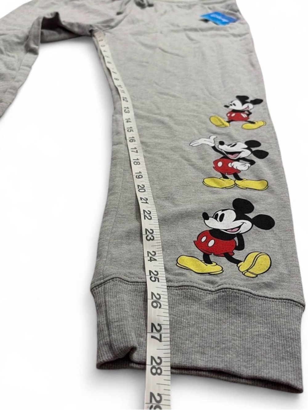 NWT Disney Gray Lounge Pants with Mickey Mouse Side Print Sz XL (15/17) NWT - Picture 5 of 9